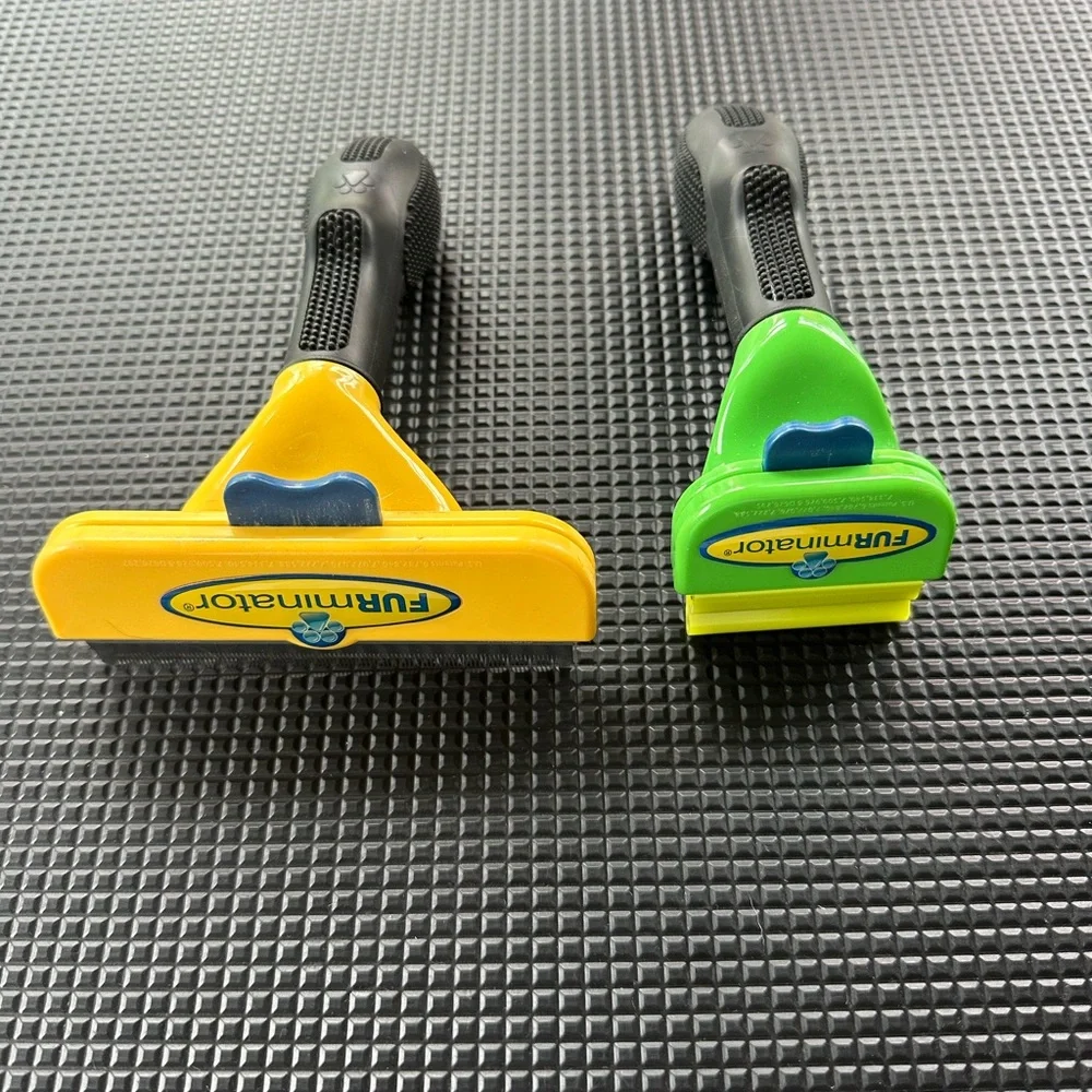 Small and Large Furminator Deshedding Brushes